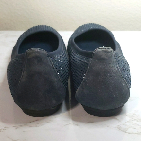 Vionic Navy Blue Rhinestone Flats - Picture 4 of 5